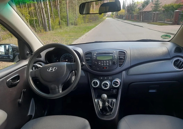 Hyundai i10 cena 9999 przebieg: 159000, rok produkcji 2008 z Gryfice małe 742